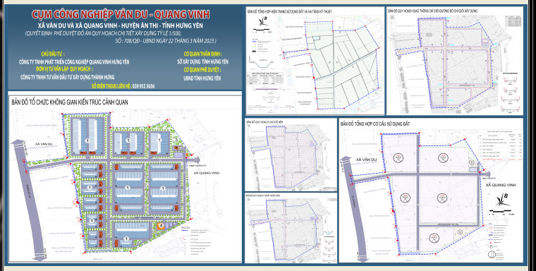   UBND tỉnh Hưng Yên - Phê duyệt Đồ án quy hoạch chi tiết xây dựng 1/500 Cụm công nghiệp Quang Vinh, huyện Ân Thi
