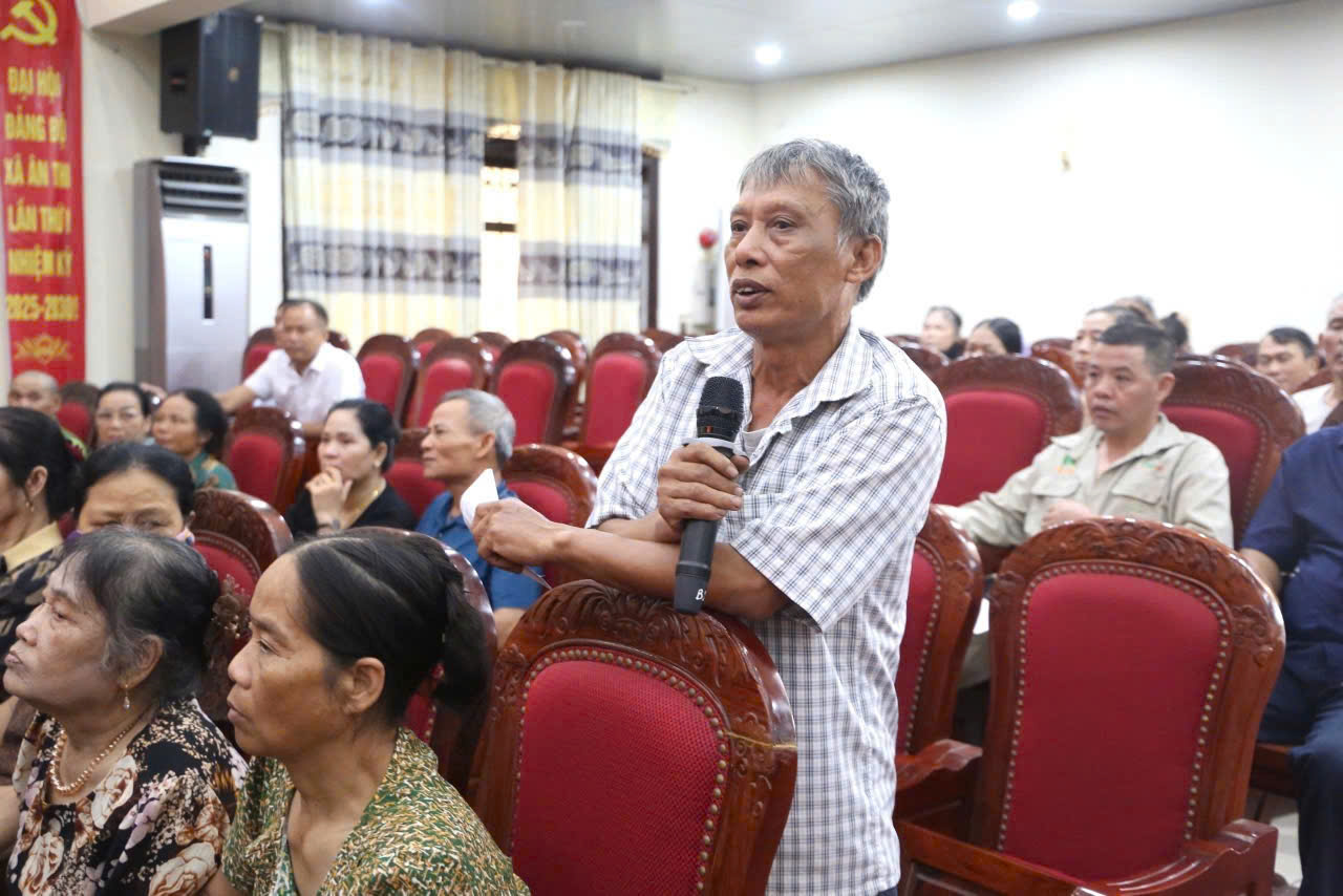 Xã Ân Thi triển khai công tác giải phóng mặt bằng  Dự án Khu công nghiệp số 10