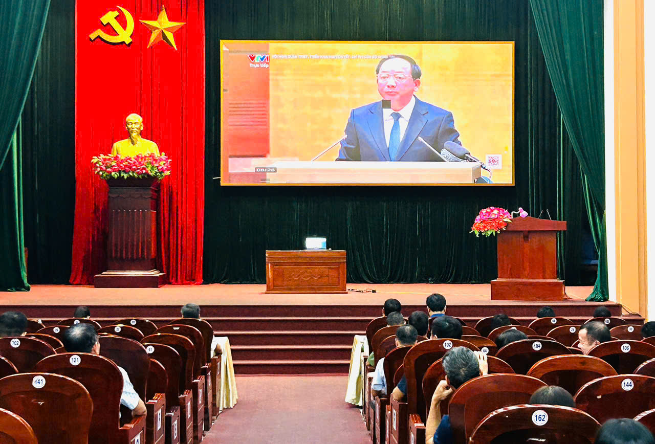 Hội nghị toàn quốc quán triệt và triển khai một số Nghị quyết, Chỉ thị của Bộ Chính trị