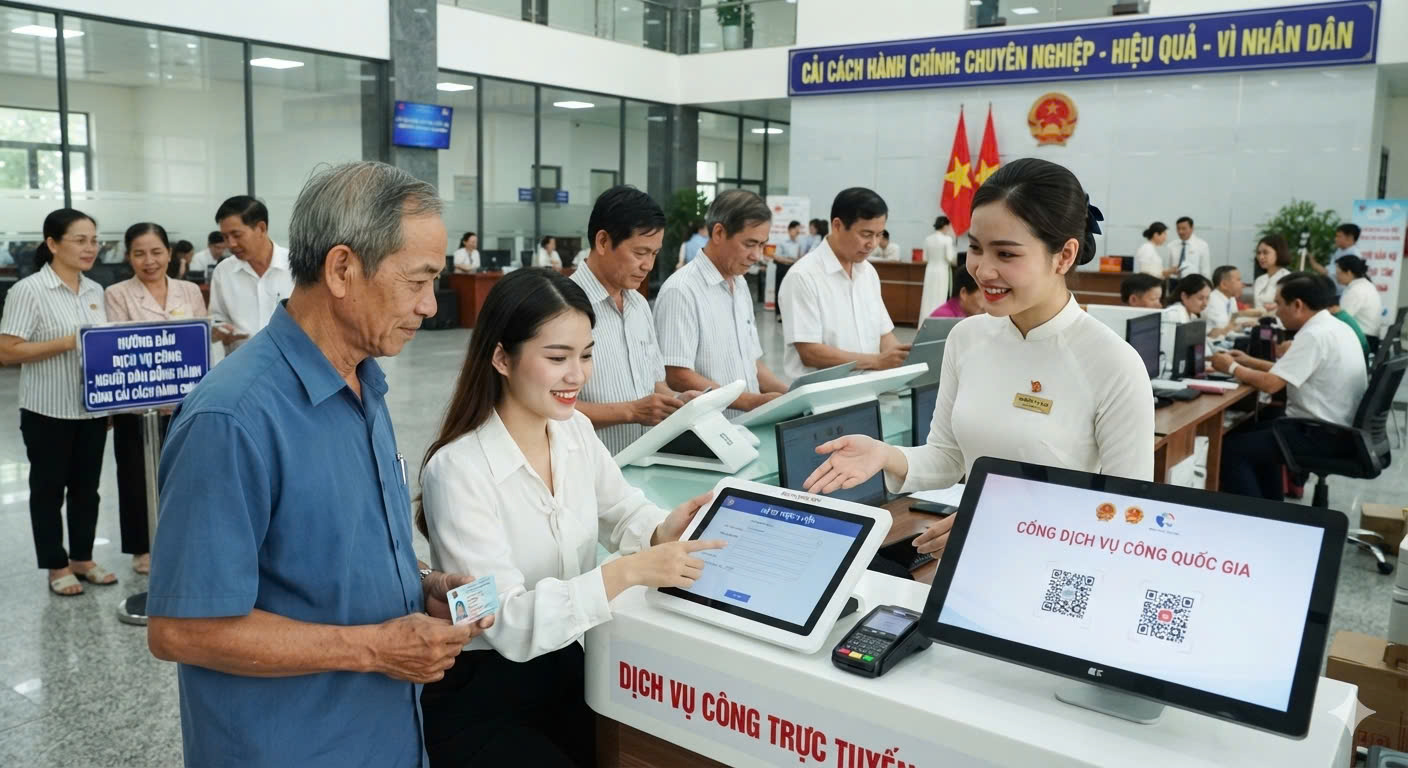 NGƯỜI DÂN ĐỒNG HÀNH CÙNG CẢI CÁCH HÀNH CHÍNH
