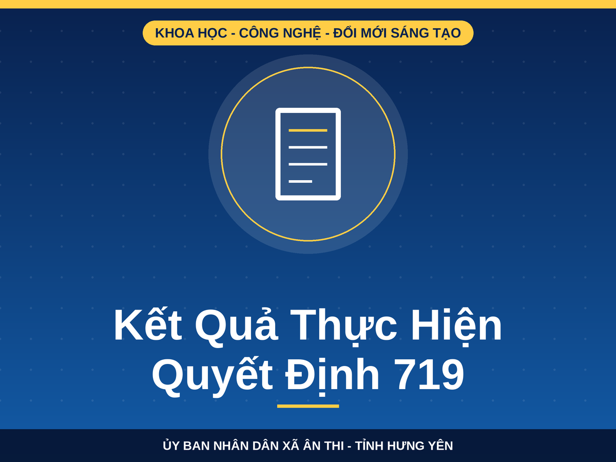 Xã Ân Thi báo cáo kết quả thực hiện Chương trình phát triển khoa học, công nghệ, đổi mới sáng tạo và chuyển đổi số
