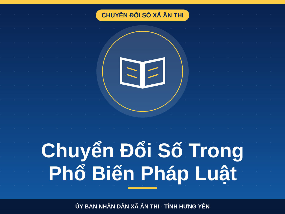Xã Ân Thi ban hành Kế hoạch chuyển đổi số trong công tác phổ biến, giáo dục pháp luật năm 2026