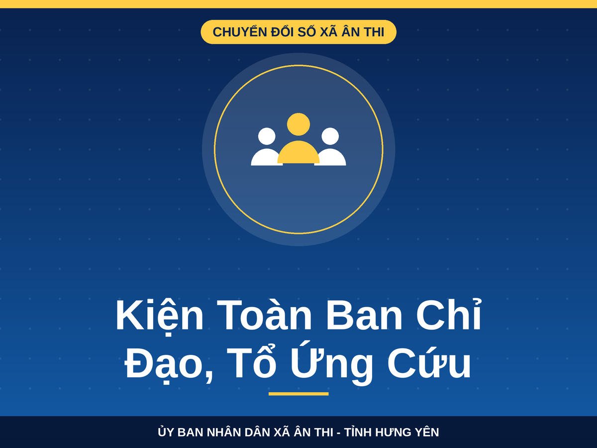 Ân Thi kiện toàn Ban Chỉ đạo và Tổ ứng cứu công nghệ hỗ trợ thủ tục hành chính