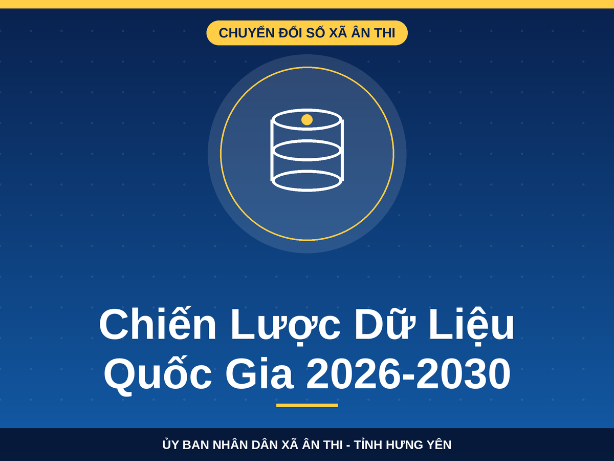 Ân Thi triển khai Chiến lược dữ liệu quốc gia giai đoạn 2026 - 2030 với 20 nhiệm vụ trọng tâm