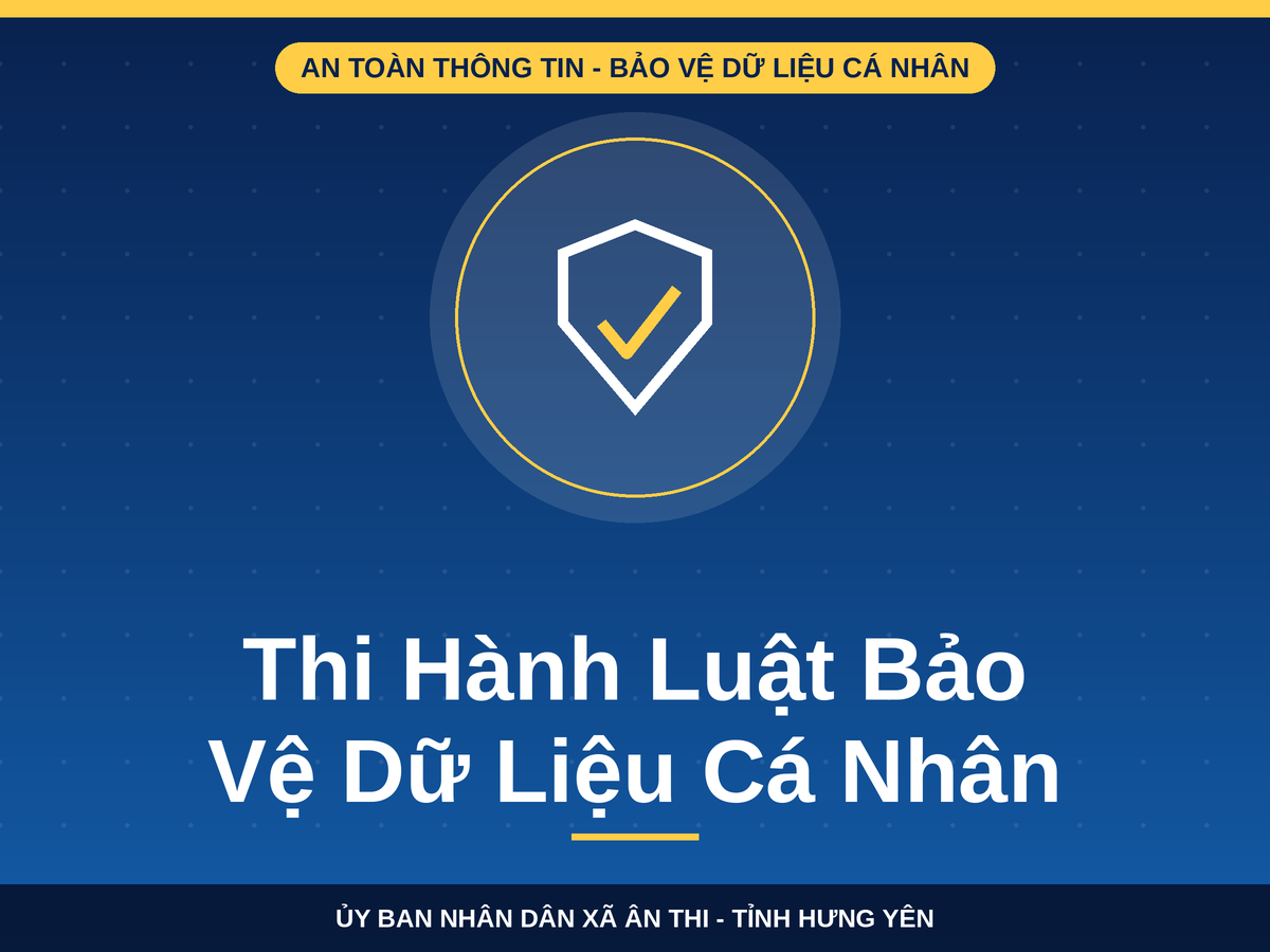 Ân Thi triển khai thi hành Luật Bảo vệ dữ liệu cá nhân và Nghị định số 356/2025/NĐ-CP