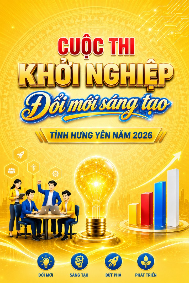 Cuộc thi Khởi nghiệp, đổi mới sáng tạo tỉnh Hưng Yên năm 2026